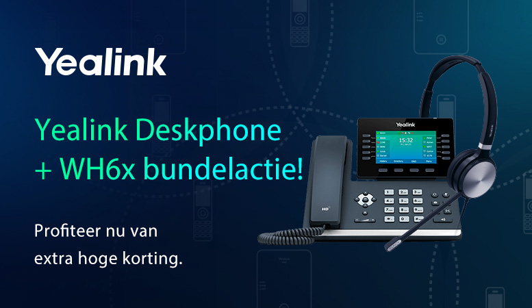 Yealink Deskphone + WH6-Serie Bundelactie