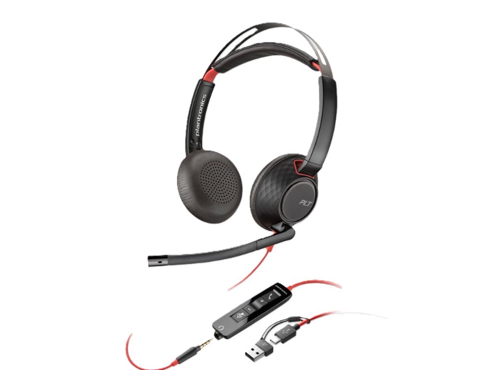 Afbeelding Poly Blackwire 5220 USB-C HS +3.5MMP +USB-C/A