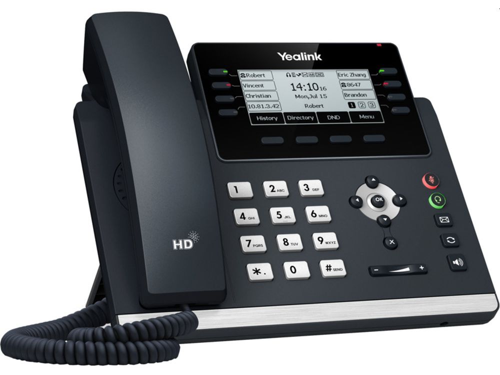 Afbeelding Yealink SIP-T43U VoIP telefoon  (opvolger T42S) | T4U