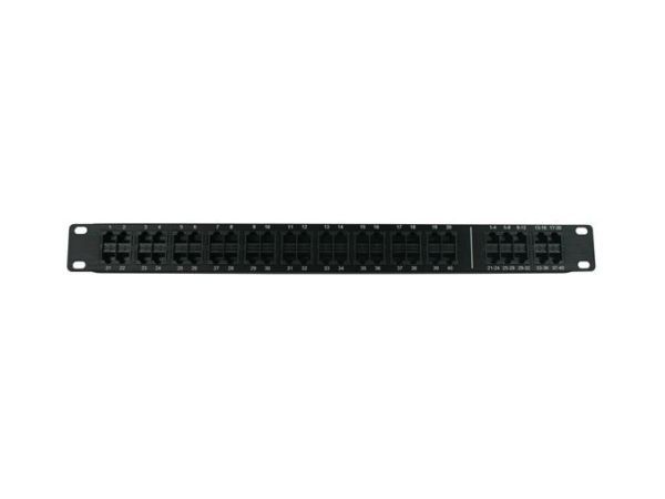 Afbeelding 16 Port RJ45 Patch Panel, Black