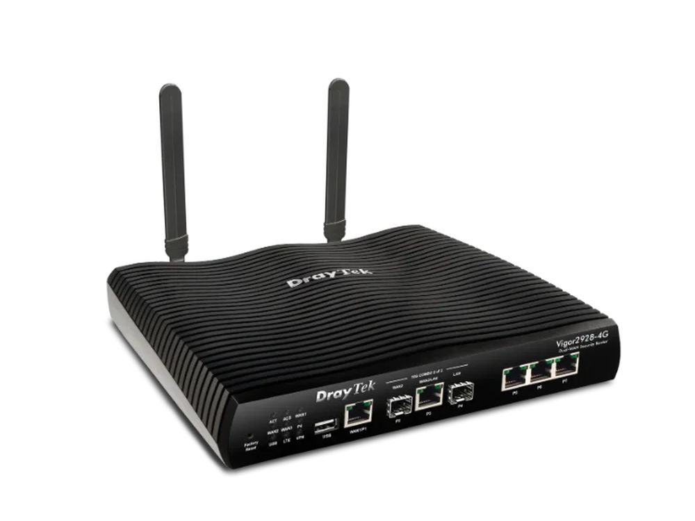 Afbeelding Vigor 2928-4G LTE (4G) modem met eSIM, Dual SIM