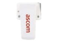 Afbeelding Standard clip D63 Ascom logo, White