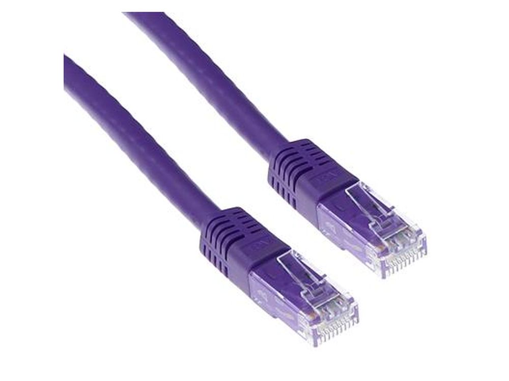 Afbeelding UTP CAT6 patchcable purple 10 m