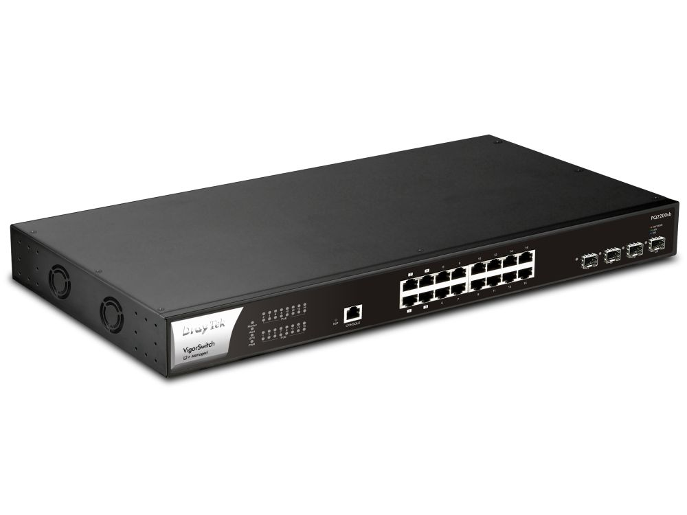 Afbeelding VigorSwitch PQ2200xb 16 poorts 2,5Gigabit PoE +4 10G