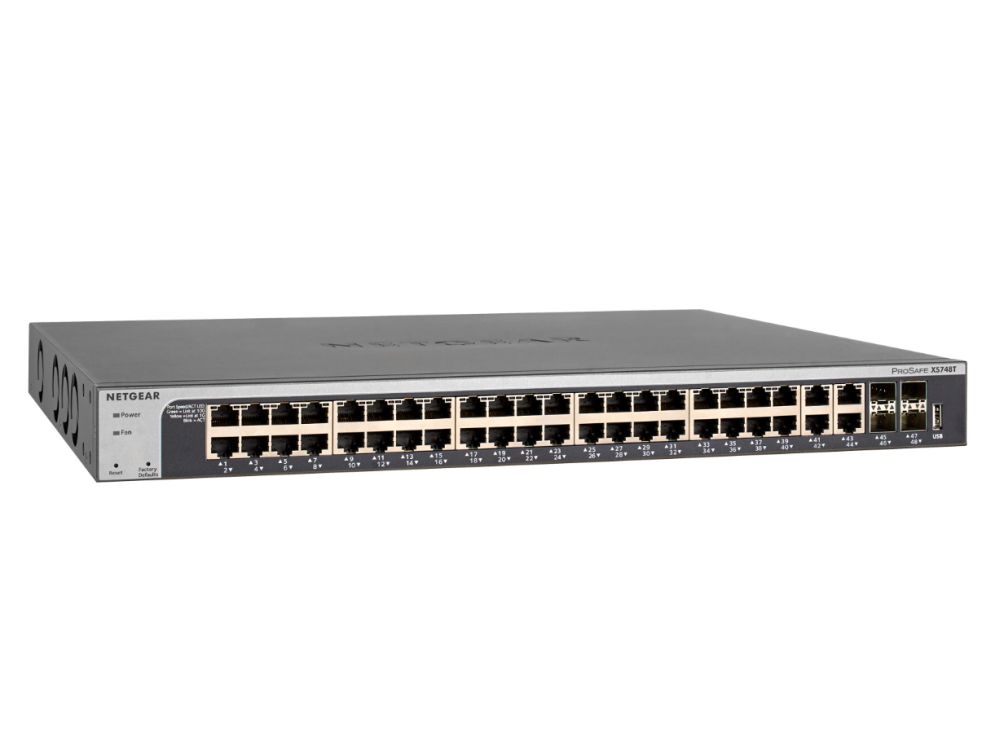 Afbeelding NETGEAR 48PT 10G SMART SWITCH Vanaf 4-7-2022 weer in productie bij Netgear