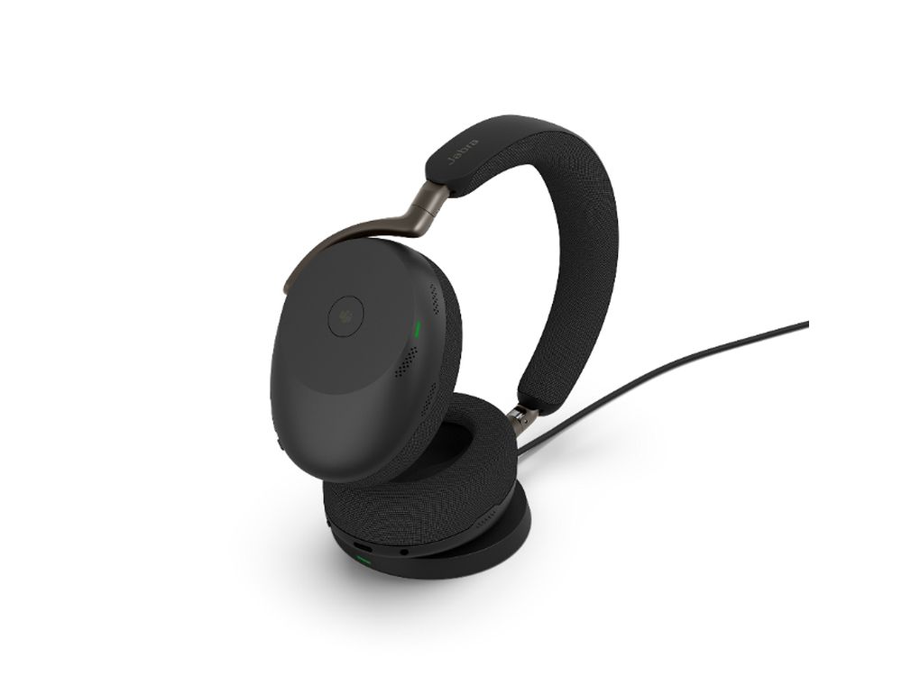 Afbeelding Jabra Evolve3 85 MS, Link390c, Black With wireless charging pad