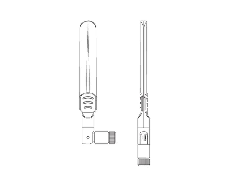 Afbeelding Dipole Omni 3.2/4.9 dBi BLK