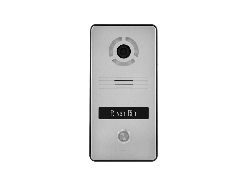 Afbeelding Robin SlimLine SIP, IP camera, Two tone Silver/Black, 1 toets (opbouw)