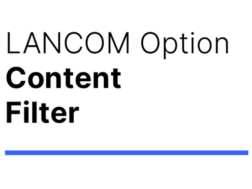 Afbeelding LANCOM Content Filter +10 Option 1-Year