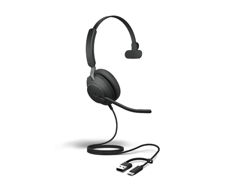 Afbeelding Jabra Evolve2 40 SE, USB C/A, UC Mono