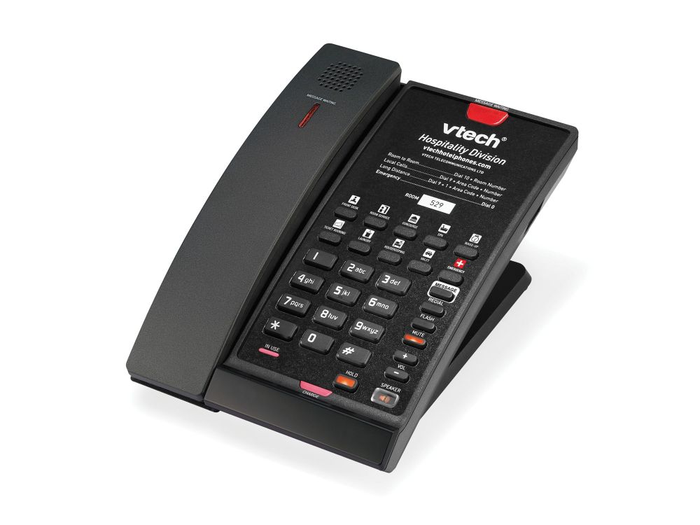 Afbeelding CTM-A2411-BATT Matte Black (5 keys) Wireless HS, Battery Backup, 5 programmable Keys