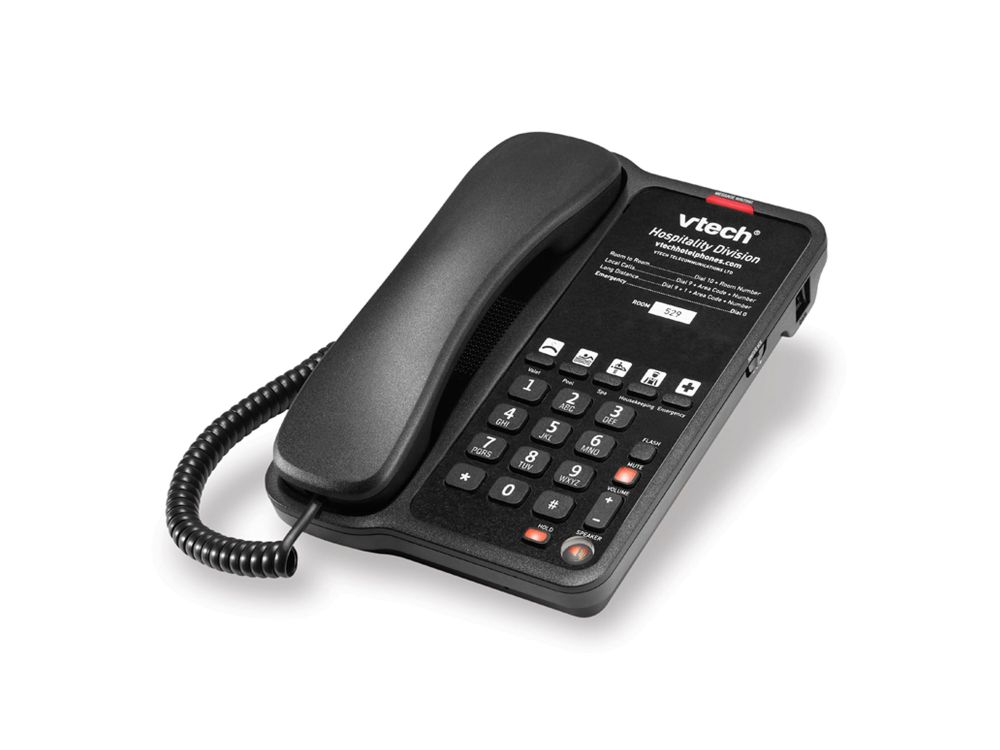 Afbeelding A1210 SET Black (5 KEYS) ANALOG HOTLINE SET with 5 programmable keys