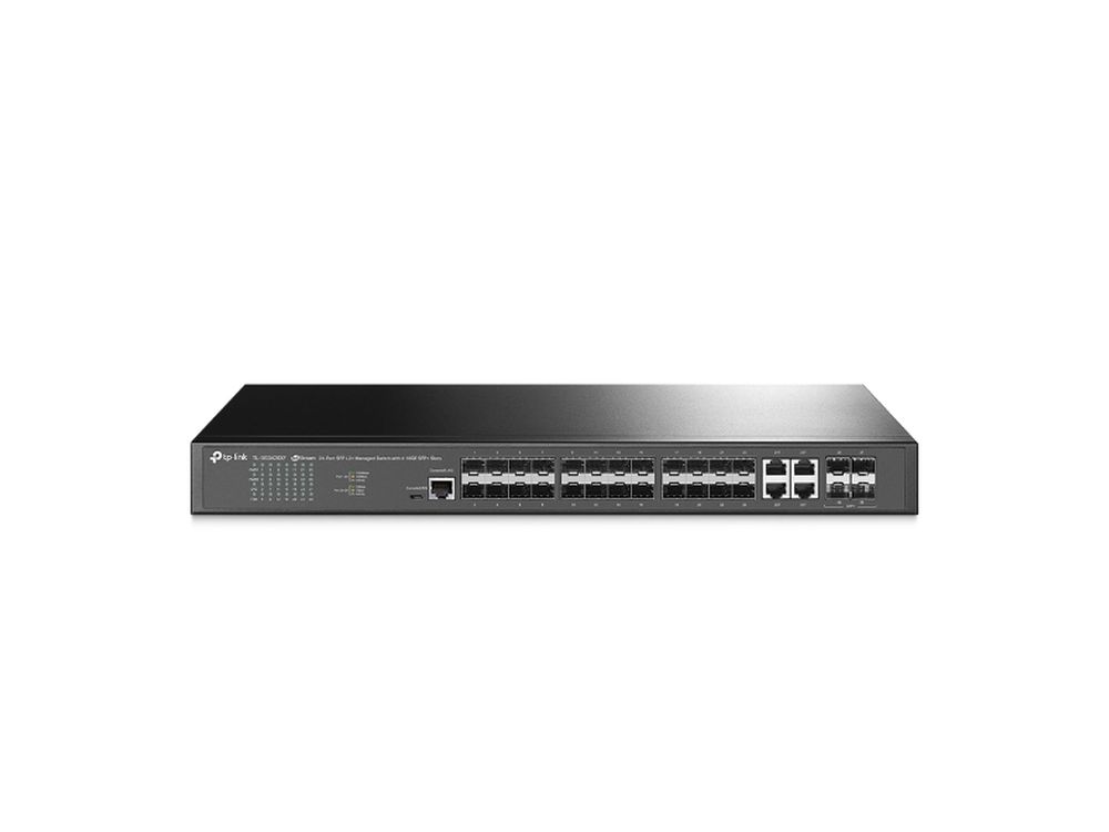 Afbeelding JetStream 24-Port SFP L2+ Managed Switch with 4 10GE SFP+ Slots