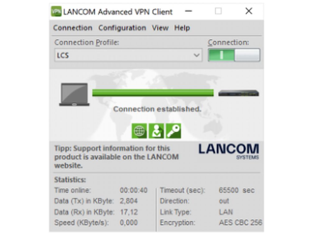 Afbeelding LANCOM Upgrade Advanced VPN Client (WIN)