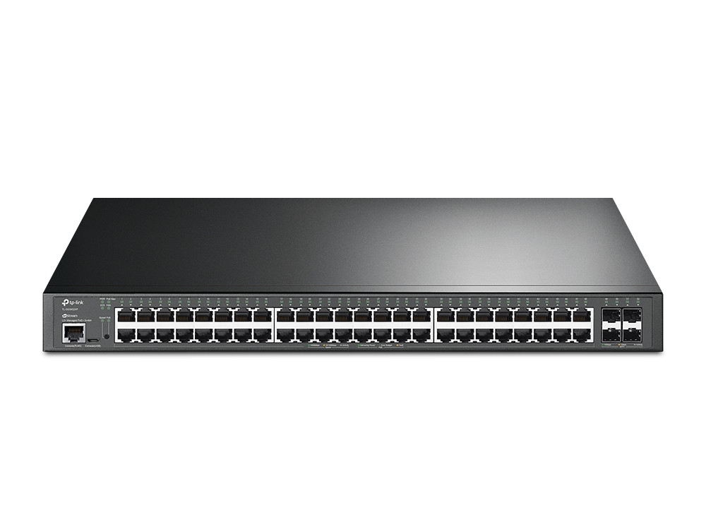 Afbeelding Omada - JetStream 52-Port Gigabit 4-port 10 GE L2+ Managed Switch with 48-Port PoE+