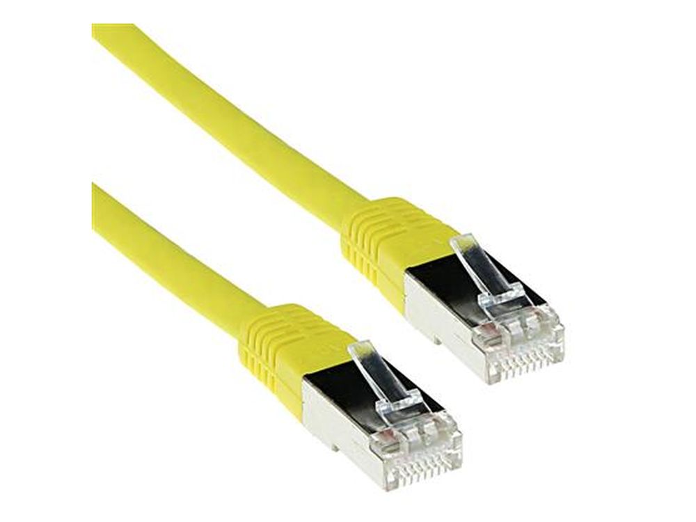 Afbeelding Gele 2 meter SSTP LSZH Cat6 patchkabel