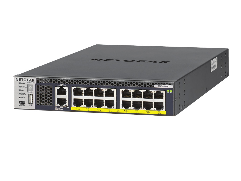 Afbeelding M4300-16X POE+ APS299W Vanaf 4-7-2022 weer in productie bij Netgear