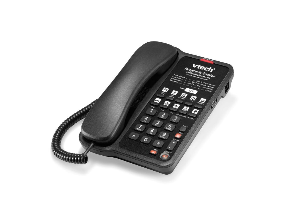 Afbeelding A1210 SET Black (10 KEYS) ANALOG HOTLINE SET with 10 programmable keys