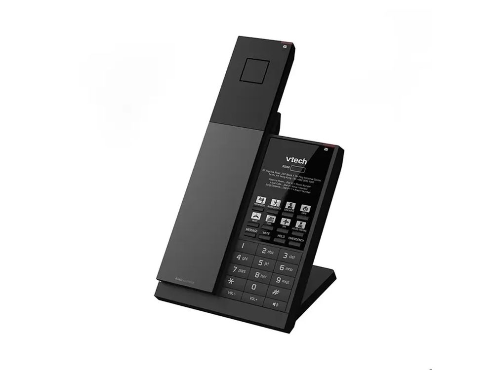Afbeelding NG-S3411W Matte Black (10 Keys) 1-Line SIP Cordless, Phone 10 Prog. Keys with WiFi