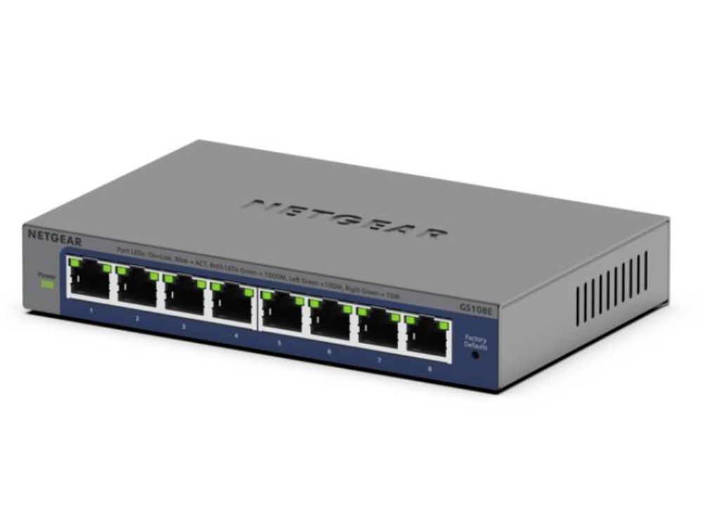 Afbeelding 8PT GIGABIT PLUS SWITCH (GS108E)