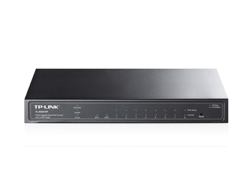 Afbeelding Omada -JetStream 8-Port Gigabit Smart PoE+ Switch with 2SFP Slots