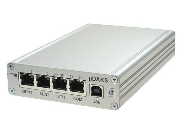 Afbeelding DAKS-Eco 100 V2.10 Entry Pakket  met 4 kanalen ISDN (2xS0) of VoIP