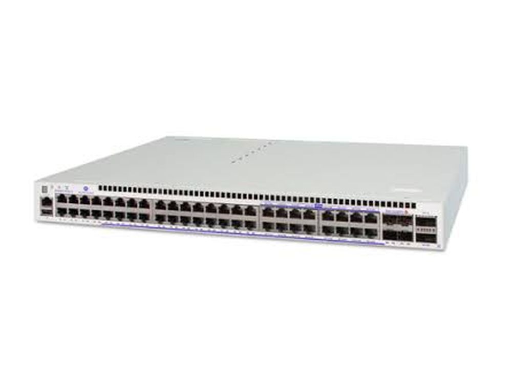 Afbeelding 48 * 1G RJ45, 16 * Multi G ports, PoE+ 920W 4 * 1GE/10GE SFP+ uplink/stacking ports, Intern PS