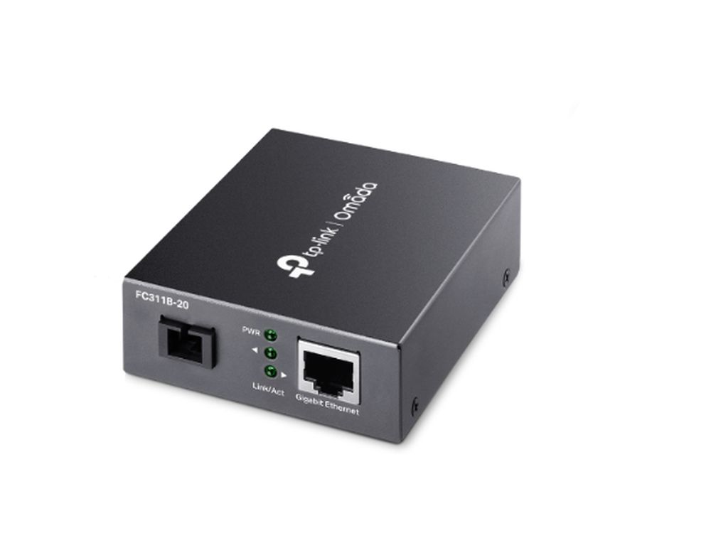 Afbeelding 10/100/1000 Mbps RJ45 to 1000 Mbps Single-mode SC WDM Bi-Directional Fiber Converter