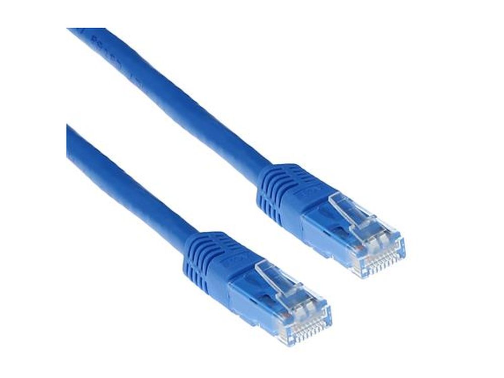 Afbeelding Blauwe 7 meter U/UTP CAT6A patchkabels