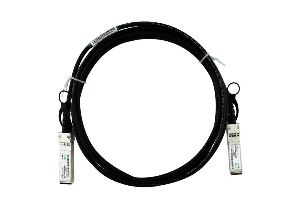 Afbeelding 60 cm copper cable with pre-equipped  SFP+ transceivers