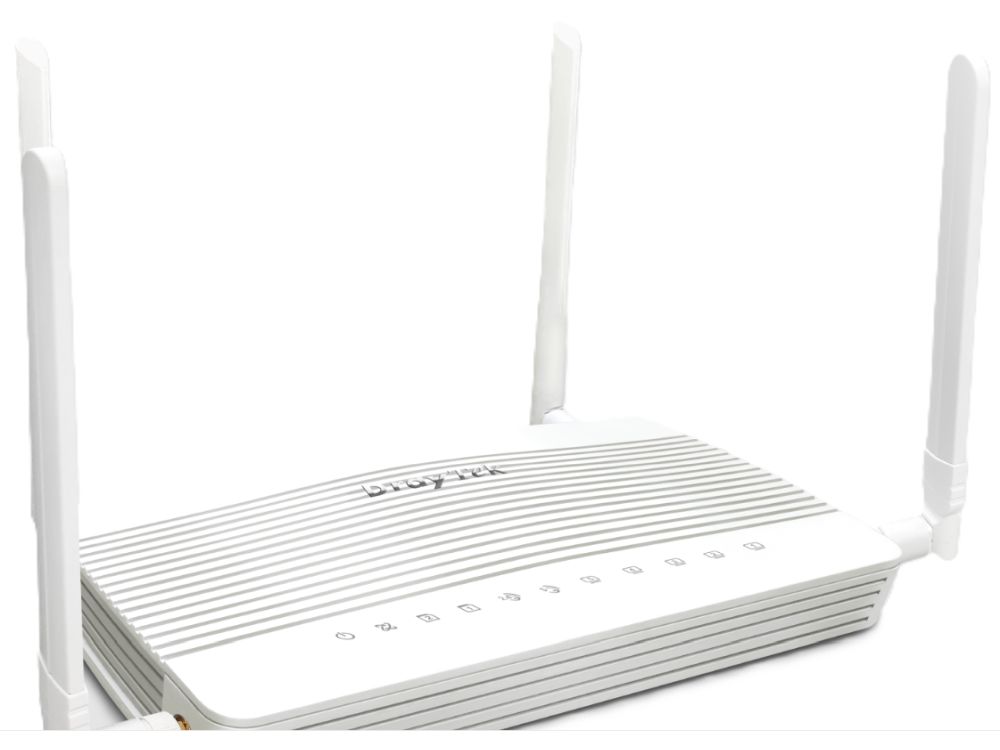 Afbeelding Vigor C410 LTE (4G) modem met DUAL SIM card slot 1 Gigabit WAN, 5 Gigabit LAN, 4 VPN