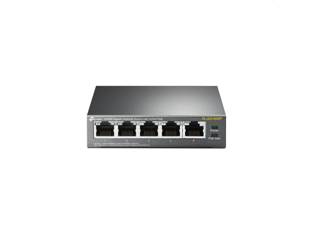 Afbeelding 5-Port Gigabit Desktop Switch with  4-Port PoE