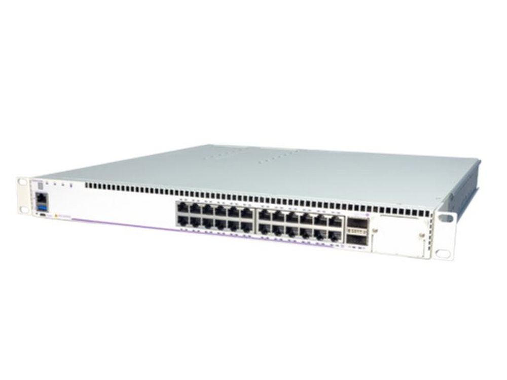 Afbeelding OS6870-P24M: Fixed chassis with 24x10G multi-giga 95W bt PoE ports, 2x200G QSFP56 VFL ports