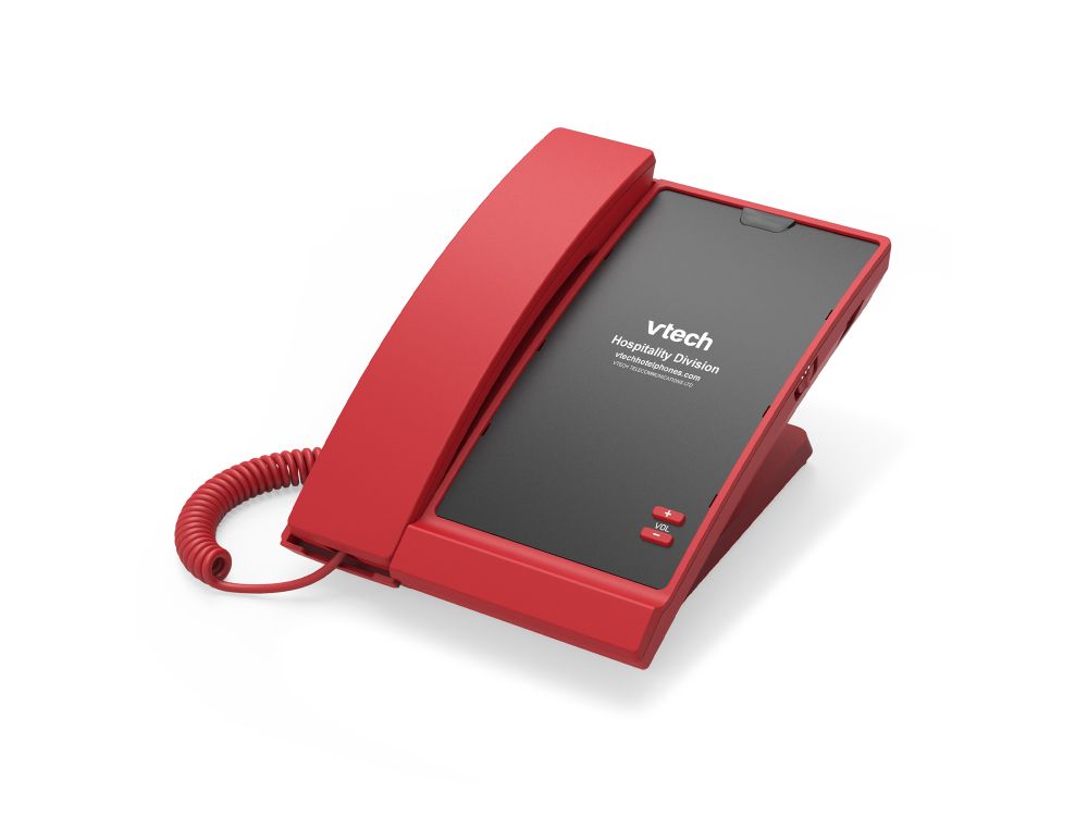Afbeelding A2100 Red 1-Line Contemporary Analog Lobby Phone