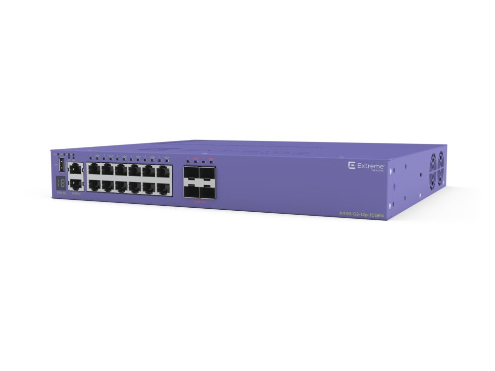 Afbeelding X440-G2-12p-10GE 12 10/100/1000BASE-T POE+ 4 1GbE