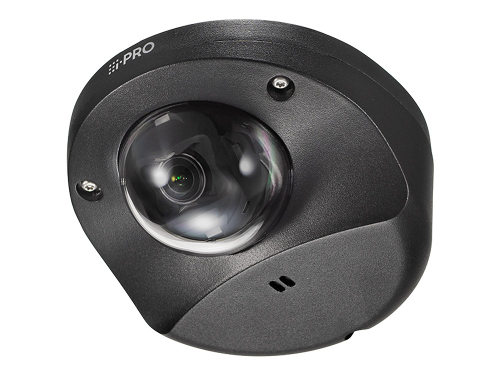 Afbeelding 4MP Compact Dome camera (black) outdoor IR LED 2.4 mm lens