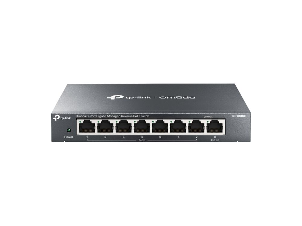Afbeelding 8-Port Gigabit Managed Reverse PoE Switch