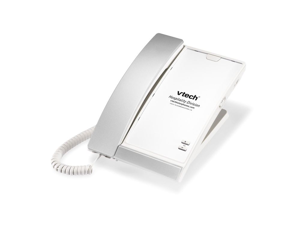 Afbeelding A2100 Silver & Pearl 1-Line Contemporary Analog Lobby Phone