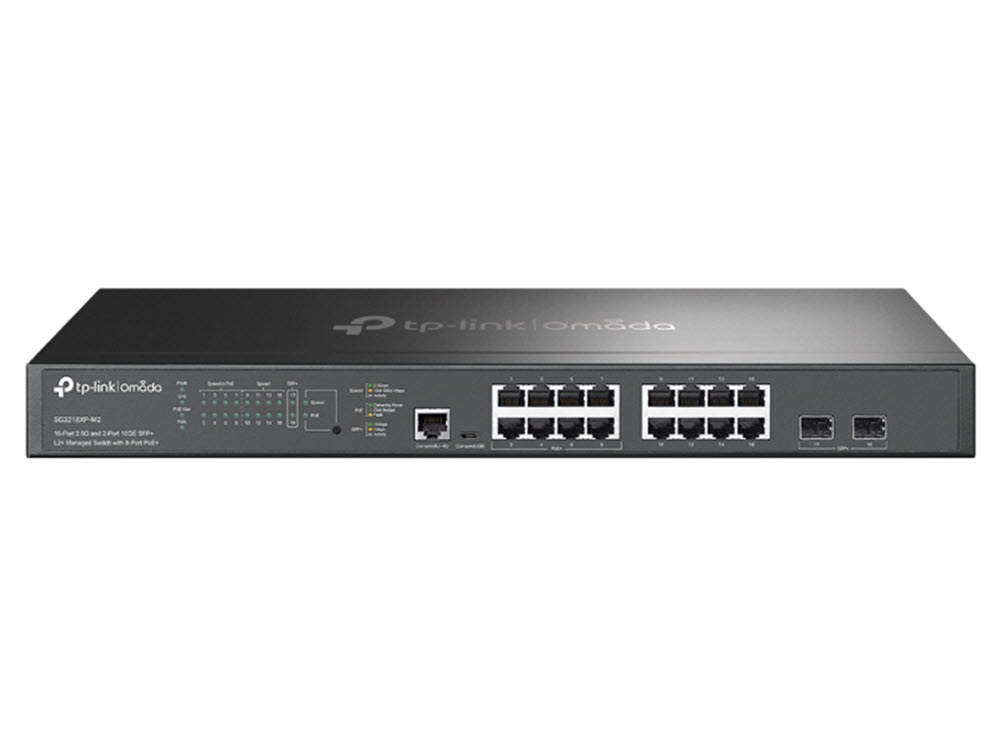 Afbeelding Omada 16-Port 2.5G and 2-Port 10GE SFP+