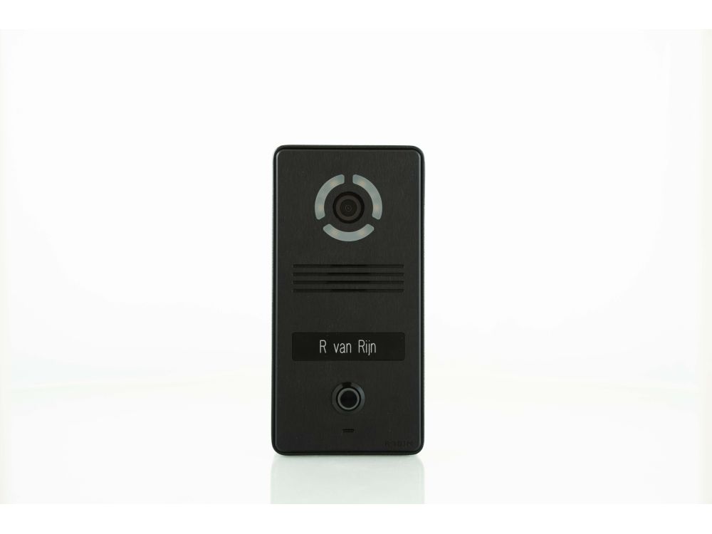 Afbeelding Robin SlimLine SIP, IP camera, Onyx Black 1 toets (inbouw)