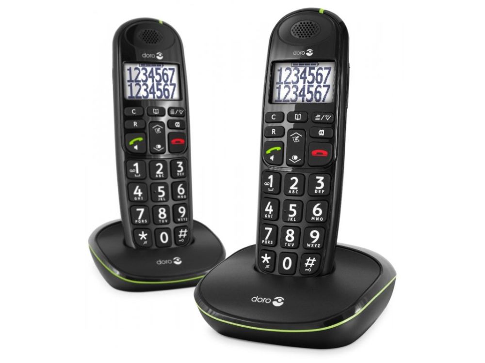 Afbeelding Doro PE-110 DUO BLACK STYLISH DUO DECT