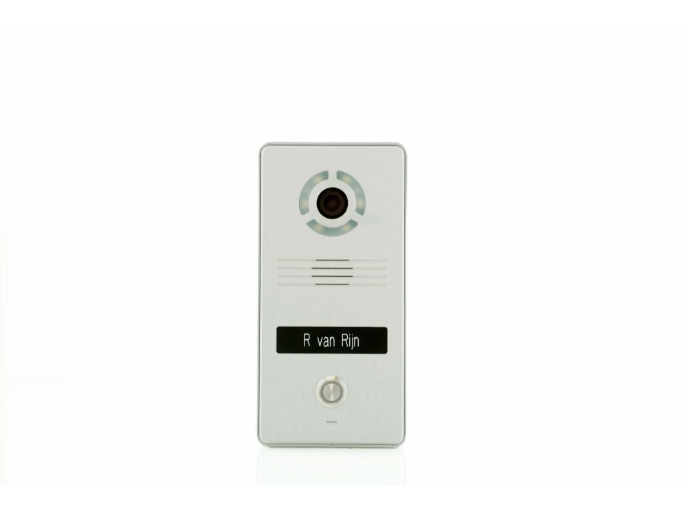 Afbeelding Robin SlimLine SIP, IP camera, Silver 1 toets (inbouw)