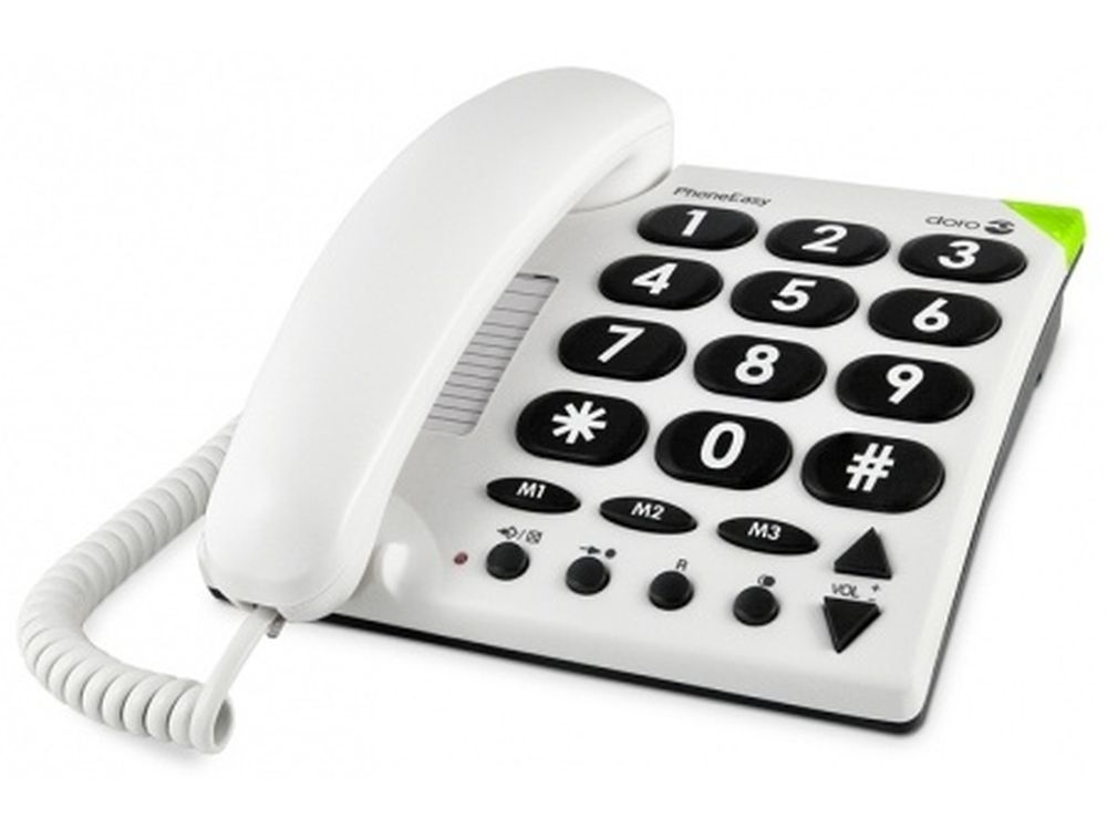 Afbeelding Doro EASY-311c WHITE BIG BUTTON PHONE