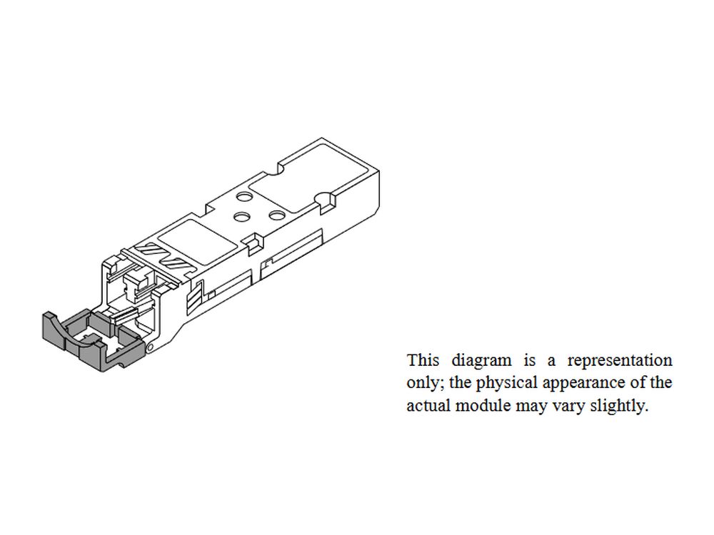 Afbeelding 10 Gigabit industrial optical transceiver (SFP+). Supports Multimode fiber with an LC connector. Typ