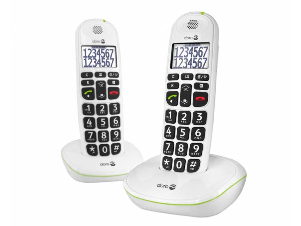 Afbeelding Doro PE-110 DUO WHITE STYLISH DUO DECT