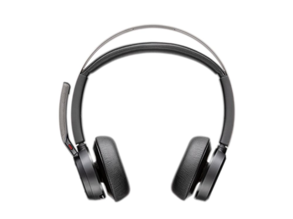 Afbeelding POLY VOYAGER FOCUS 2 USB-C-C HEADSET USB-C/A ADAPTER + CHARGING STAND