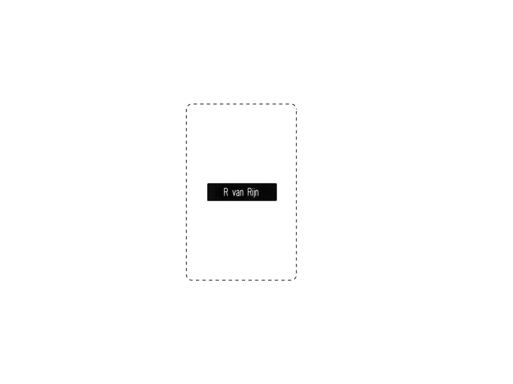 Afbeelding Naamlabel Proline 2V/4V incl. graveren For 2 or 4 piezo pushbuttons