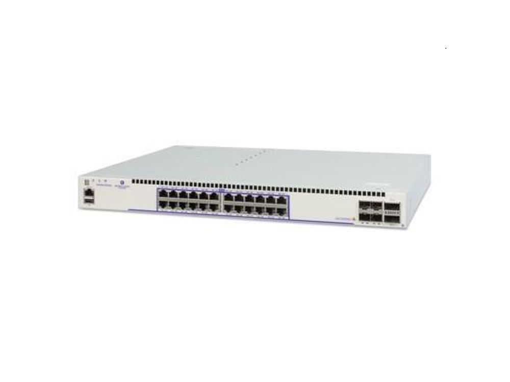 Afbeelding 24 * 1G RJ45, 24 * Multi G ports, PoE+ 920W 4 * 1GE/10GE SFP+ uplink/stacking ports, Intern PS