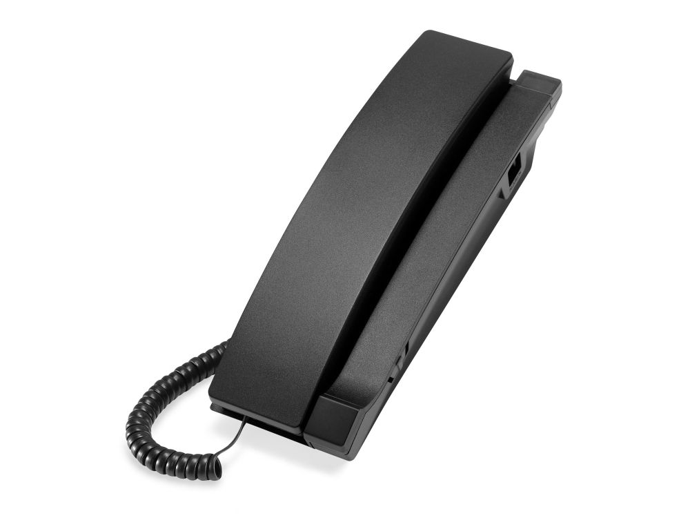 Afbeelding S2310-X Matte Black 1-Line Contemporary SIP TrimStyle Hotel Telephone